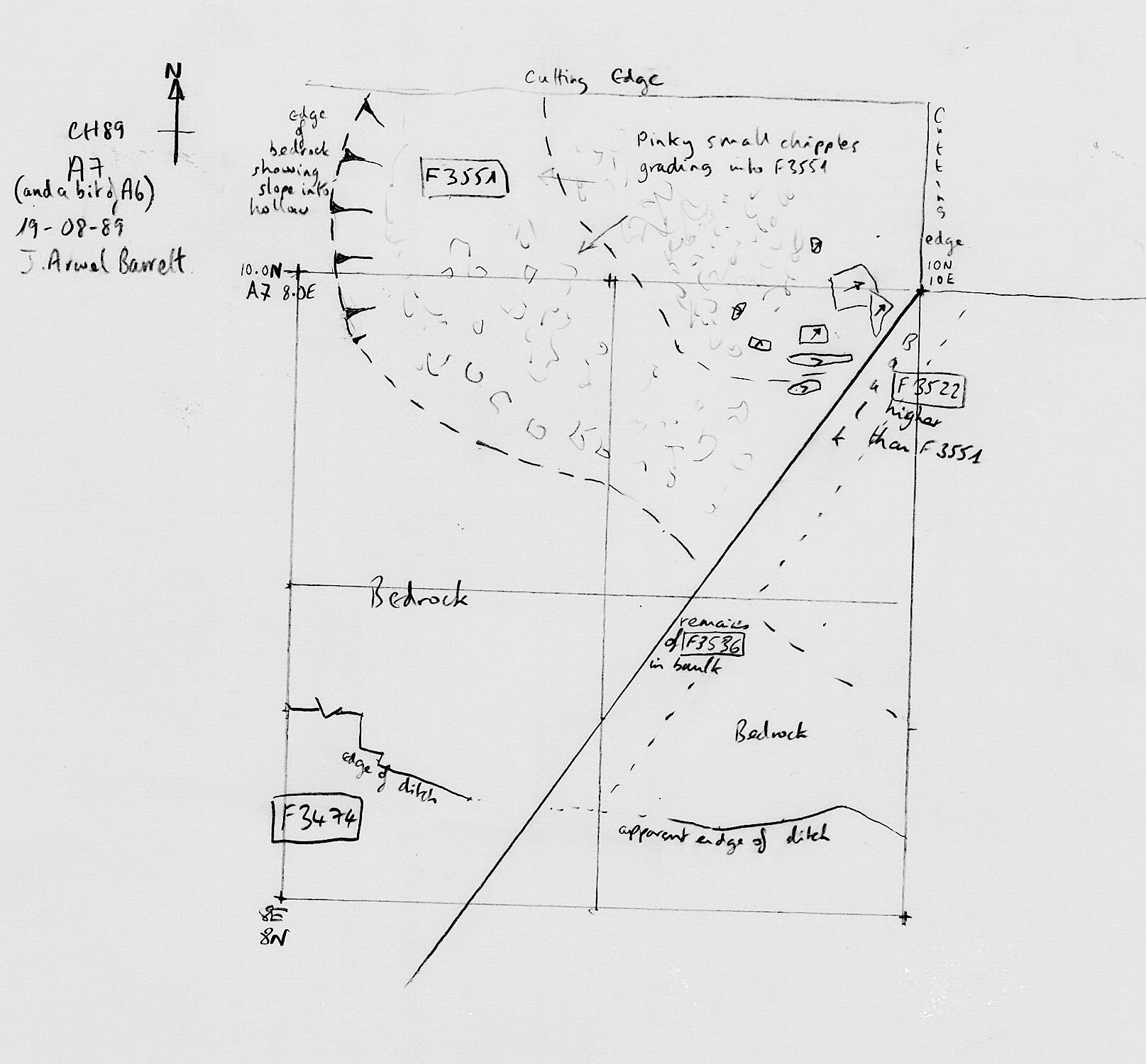6. Plan of ditch