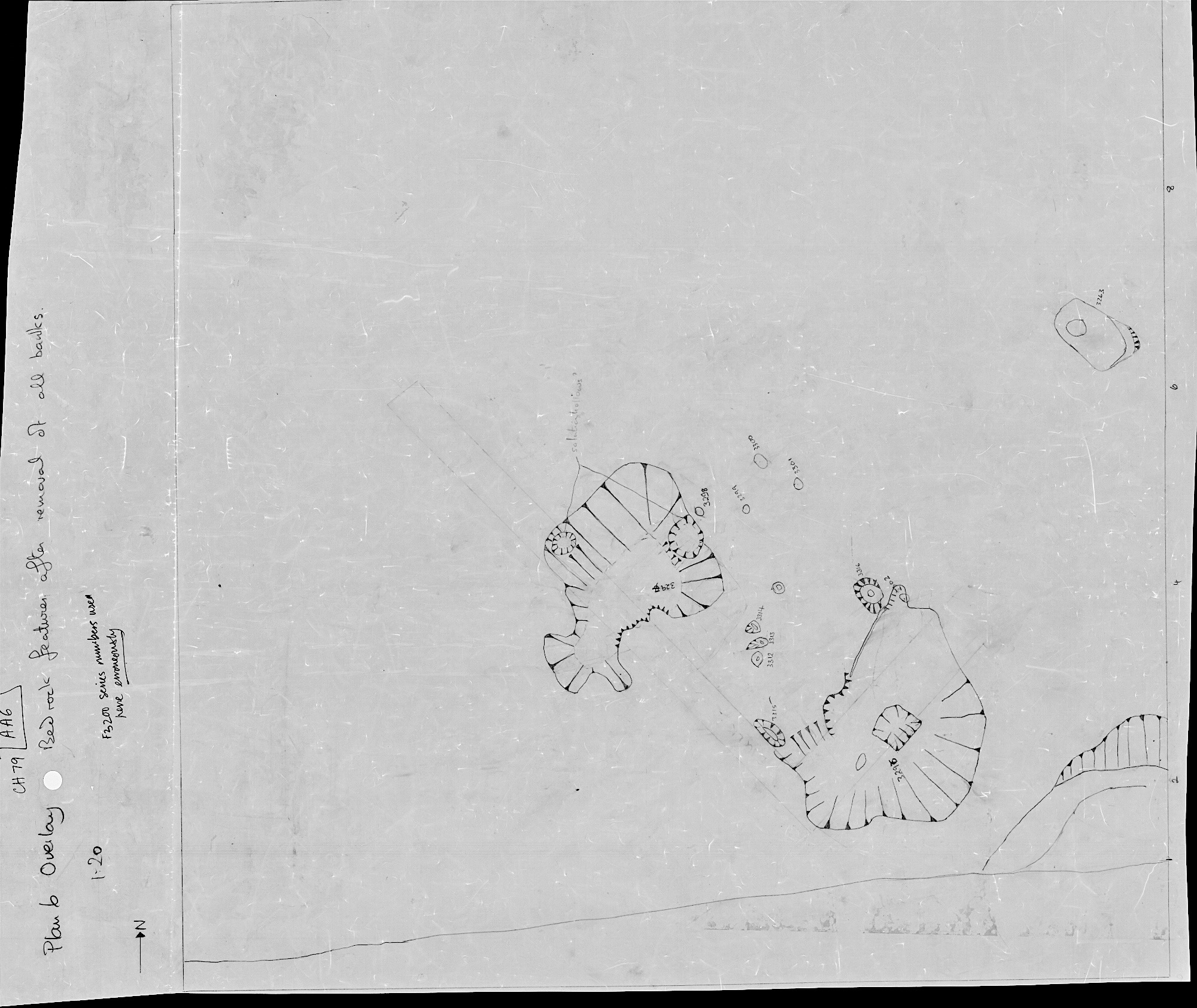 4. Plan 6 overlay (hand)