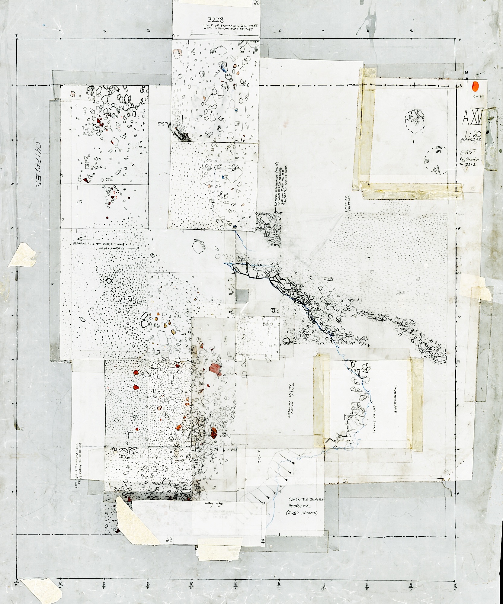 2. Plan 1-2 East (hand)