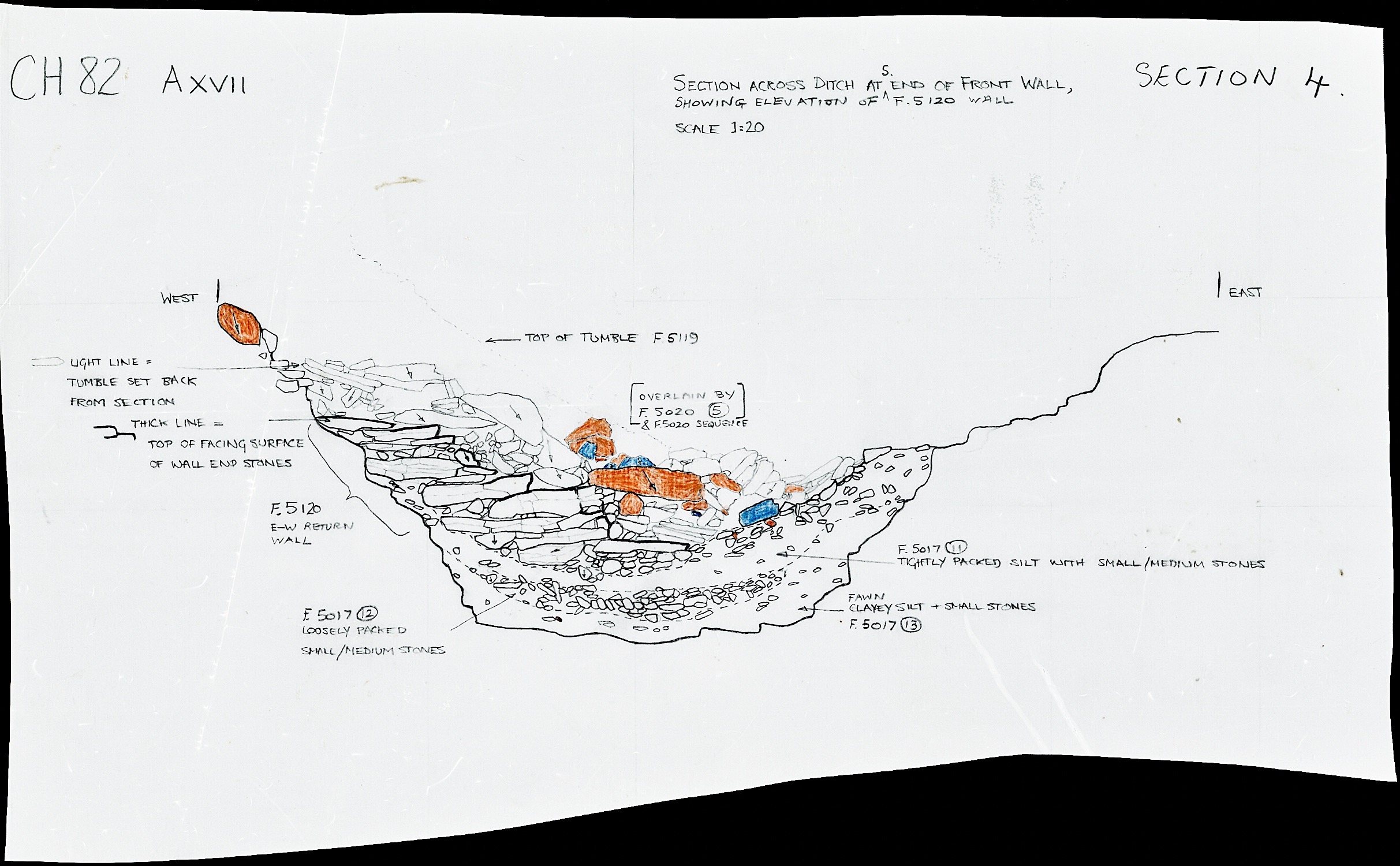 17. Section 4 across ditch