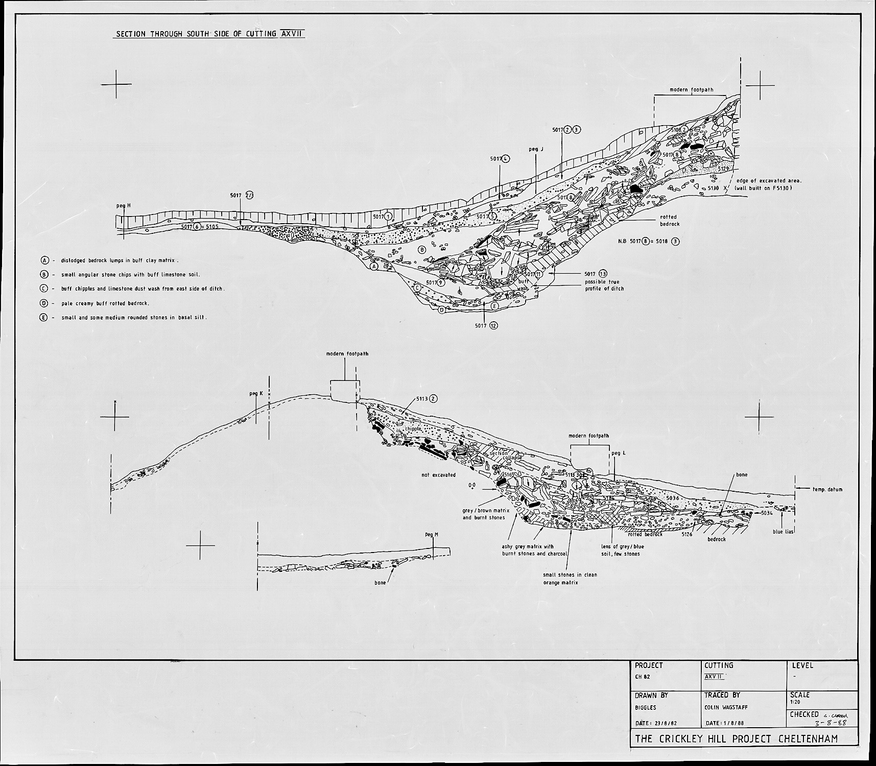 19. Section 6 - S side of cutting