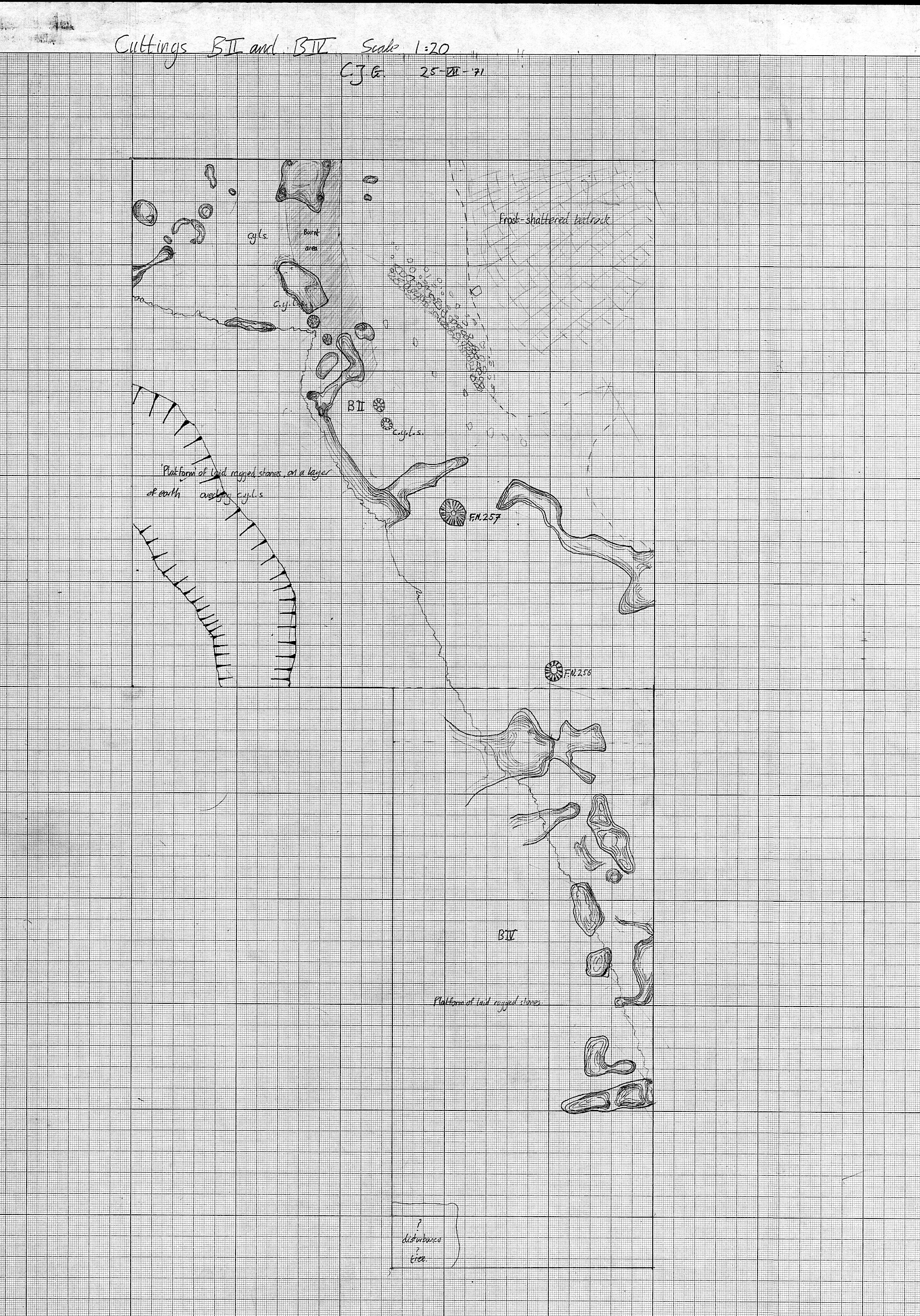 1. Cutting BII and BIV plan 1