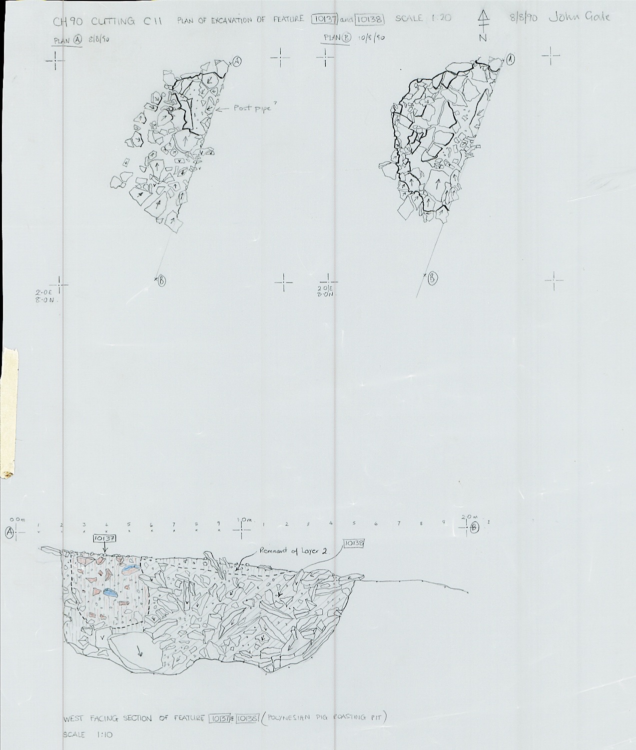 11. F10137 and F10138 plans and sections