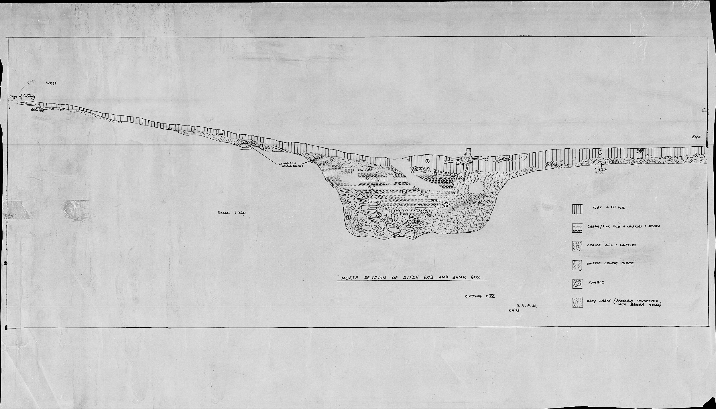 18. North section of ditch and bank