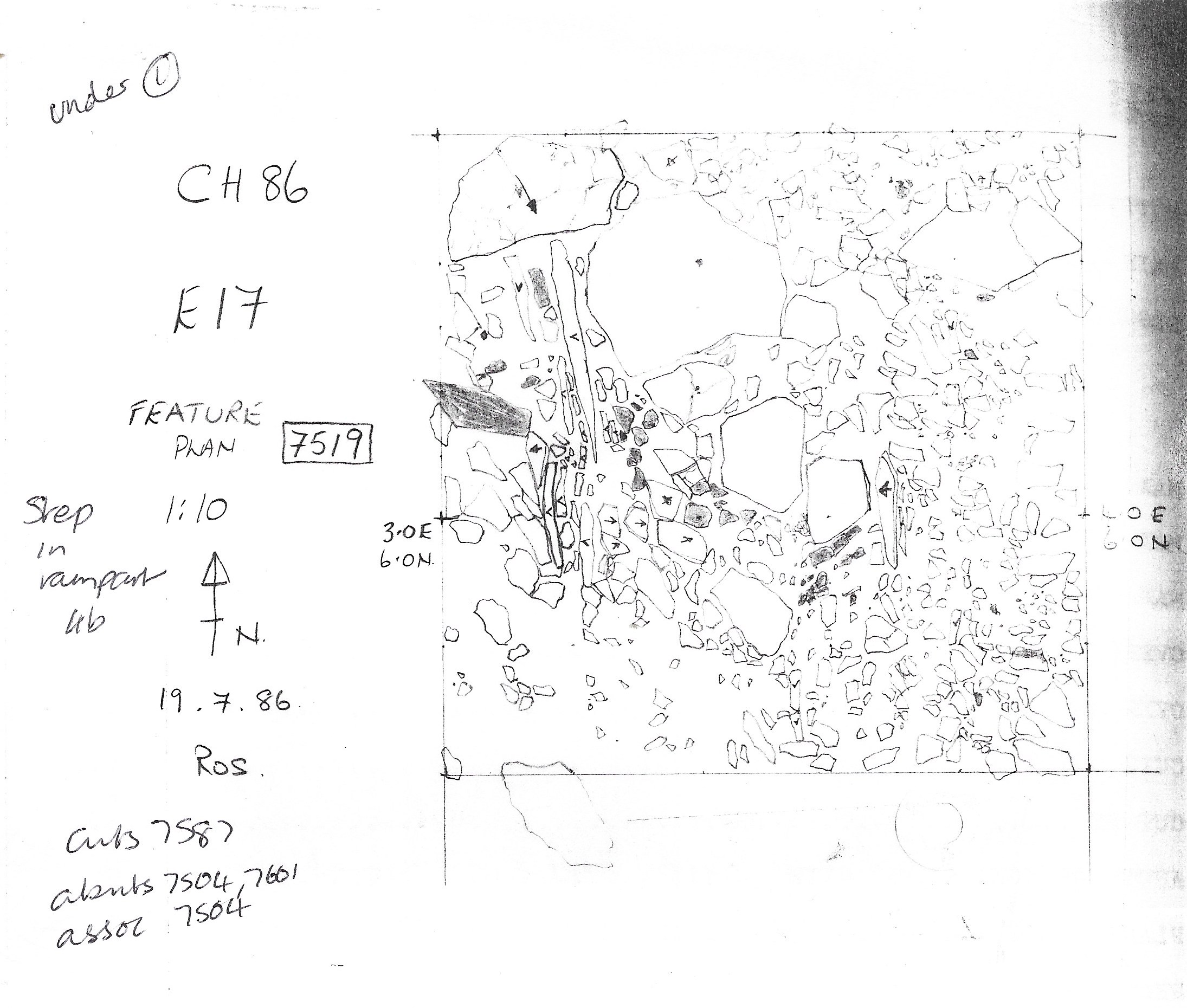 4. Plan of rampart step