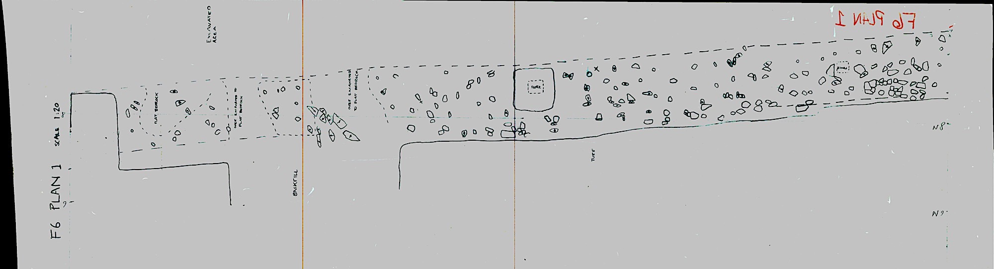 3. Central fence area plan 1 (hand)