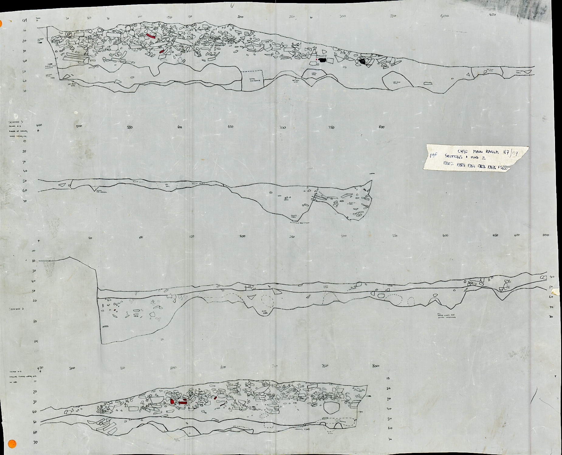 24. Section 1 and 2 main baulk (hand)