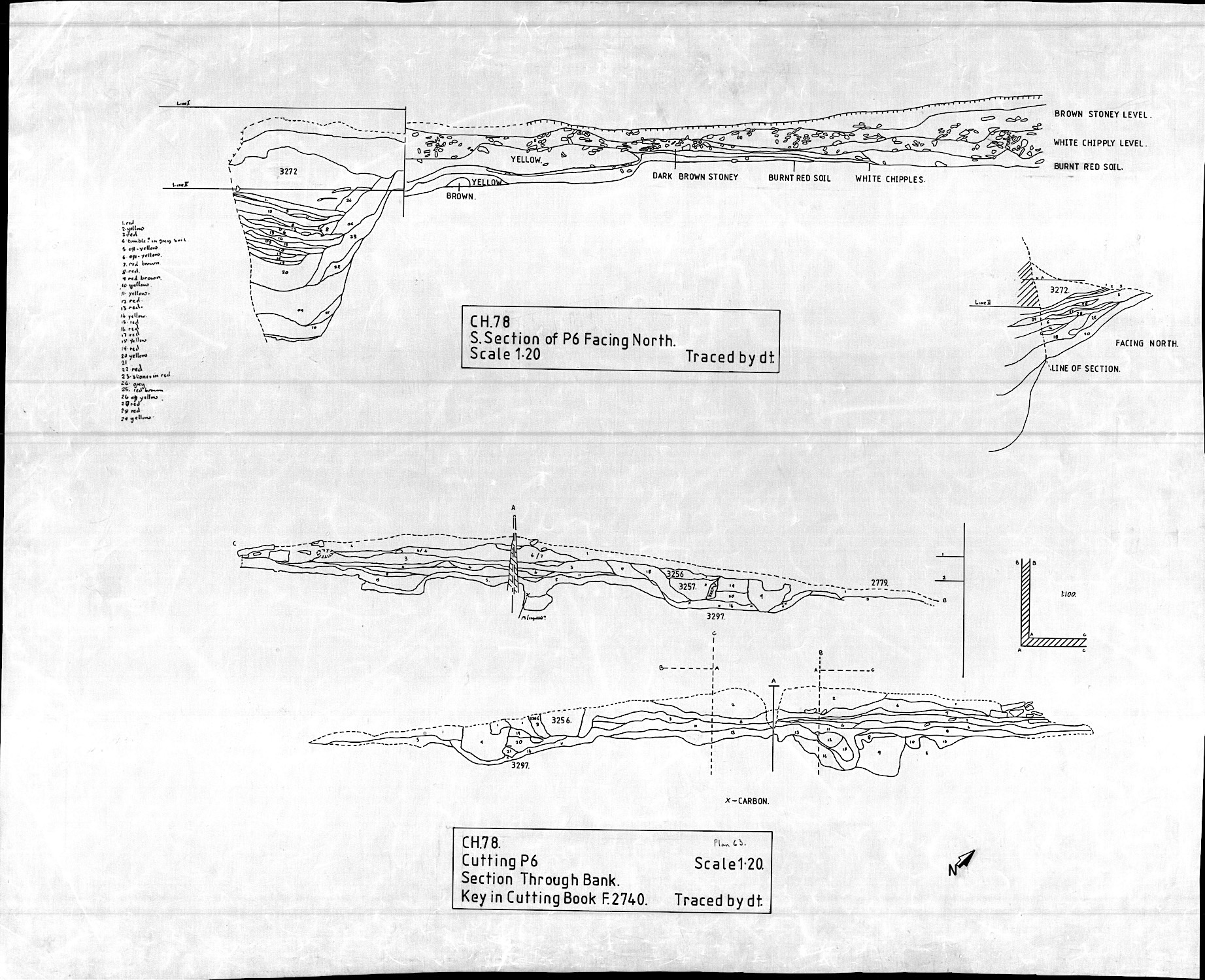 17. South section facing N