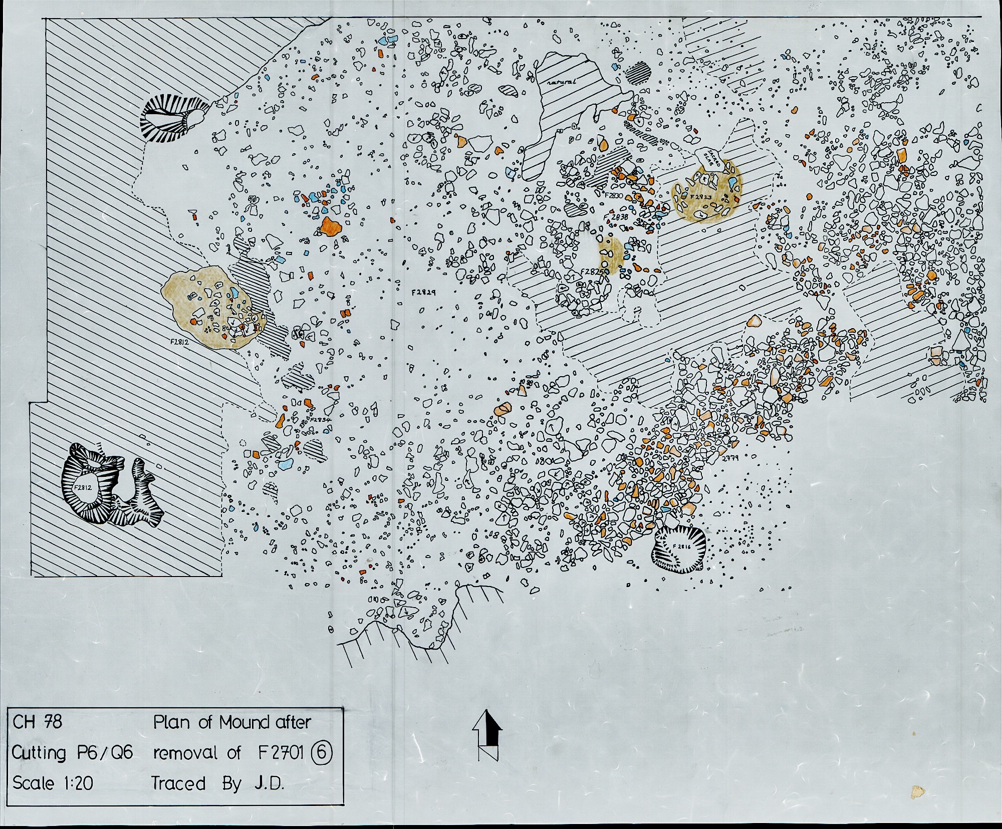 9. P6-Q6 under mound
