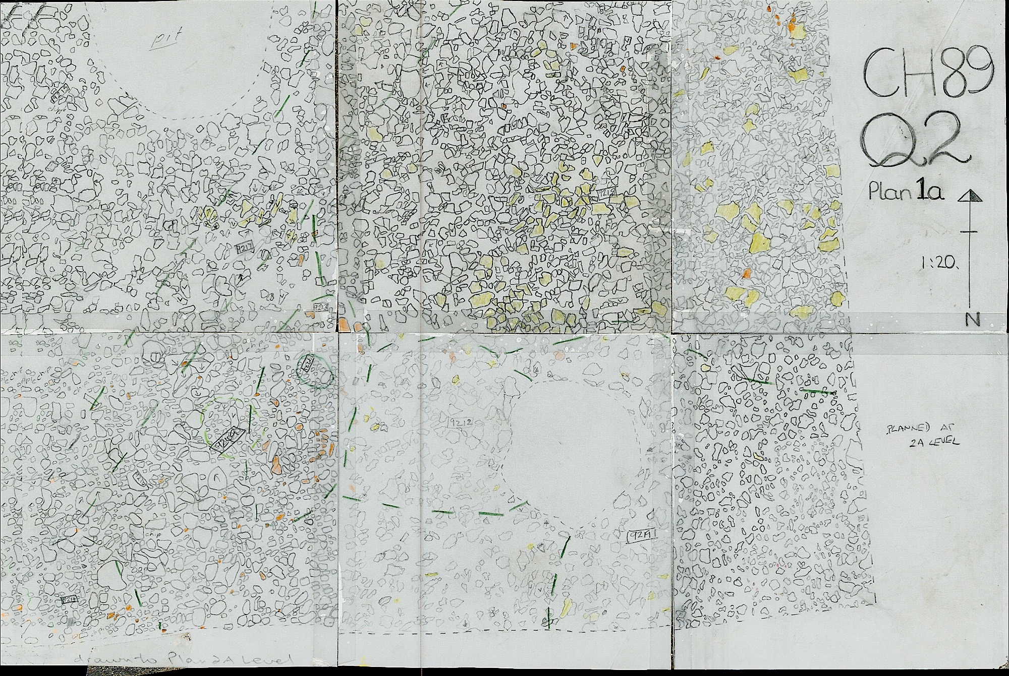 3. Plan 1a NW (hand)