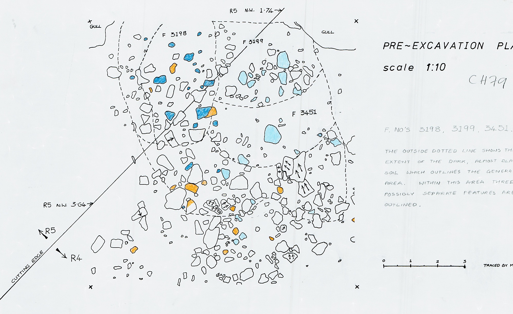 15. Pre-excavation feature plan