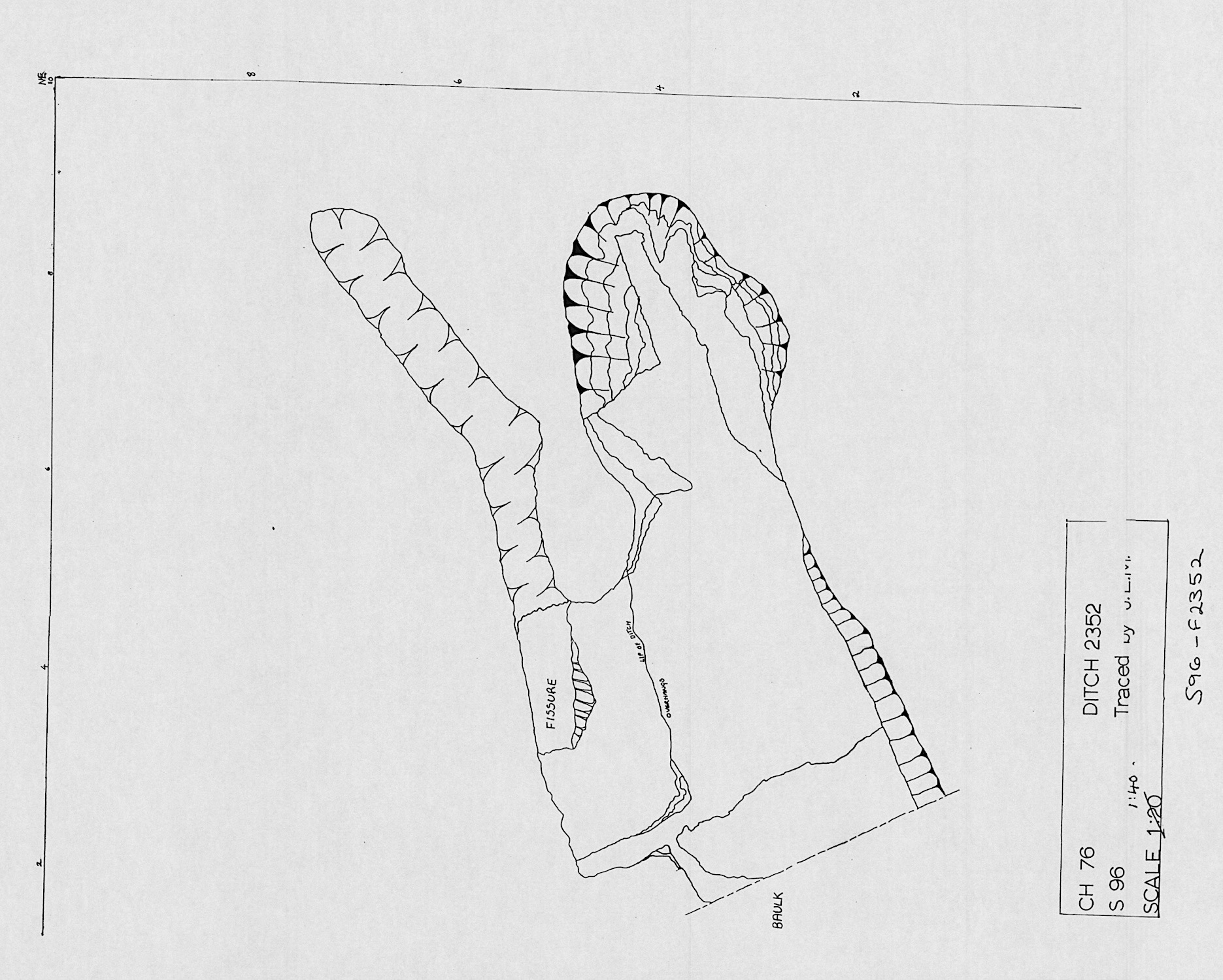 18. Plan of ditch F02352