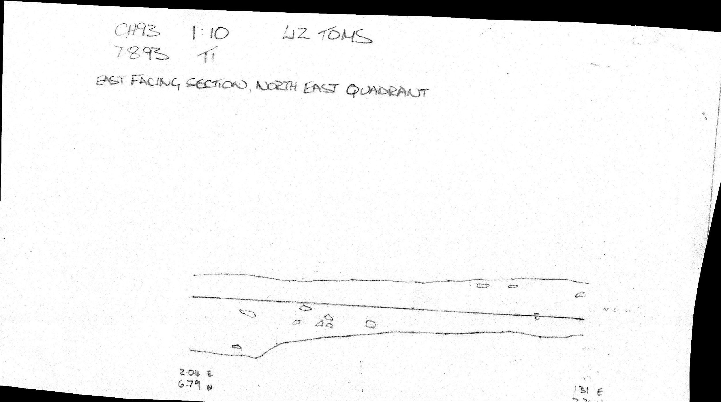 16. East facing section NE quadrant