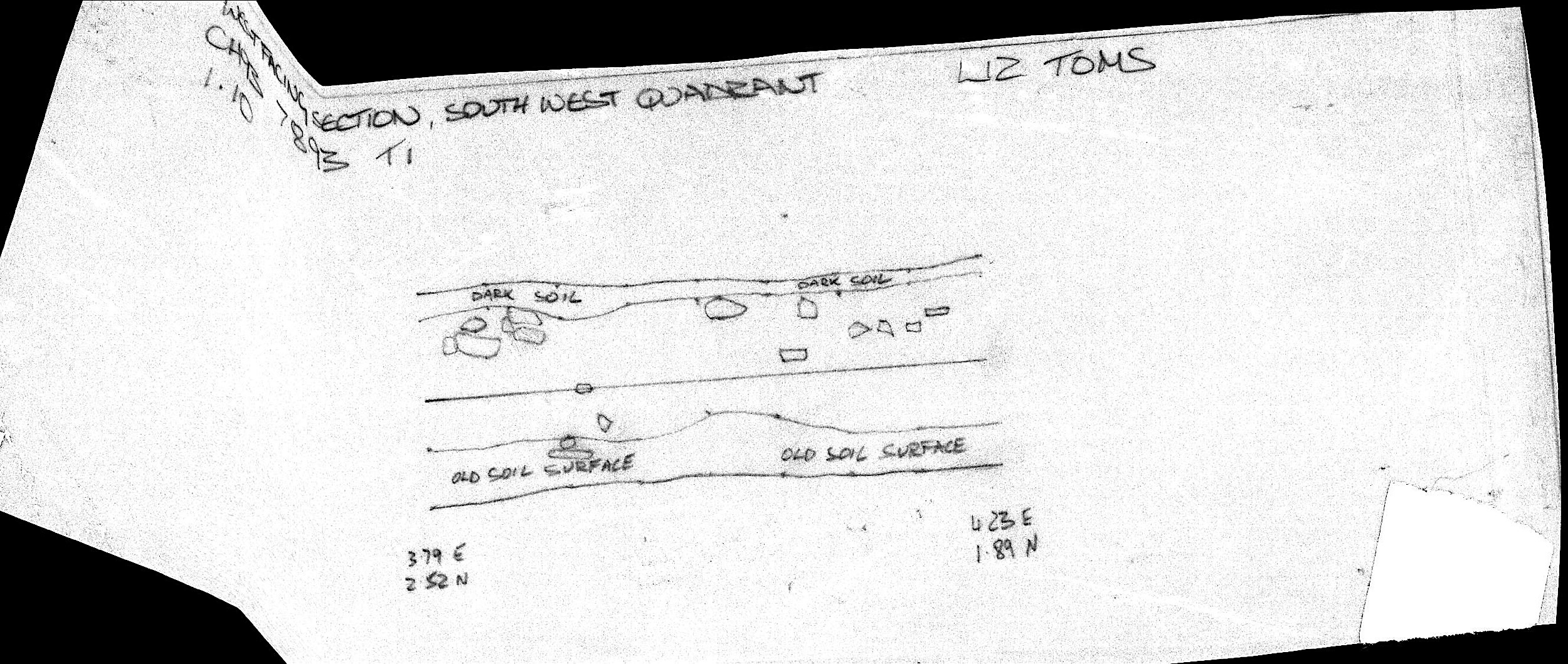 29. West facing section of SE quadrant