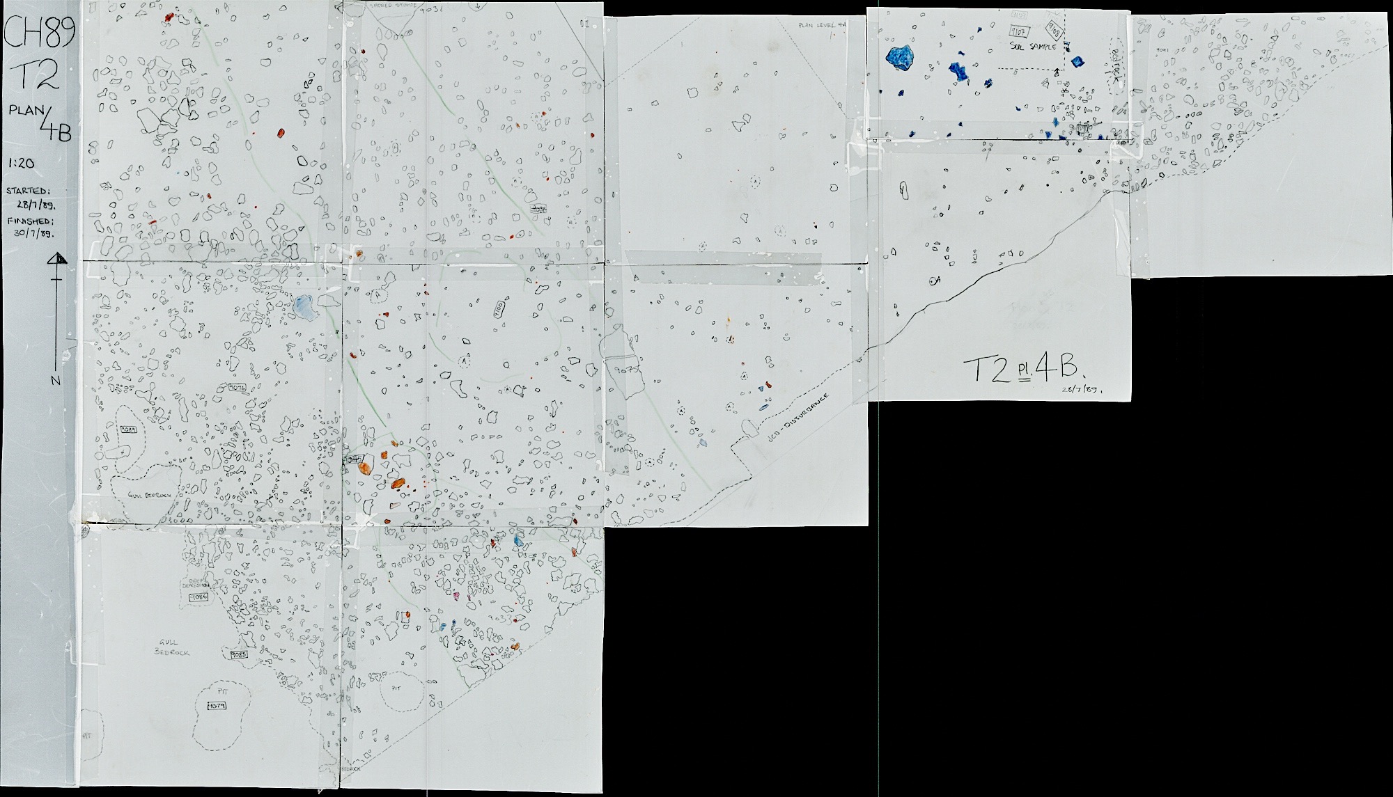 25. Plan 4b West (hand)