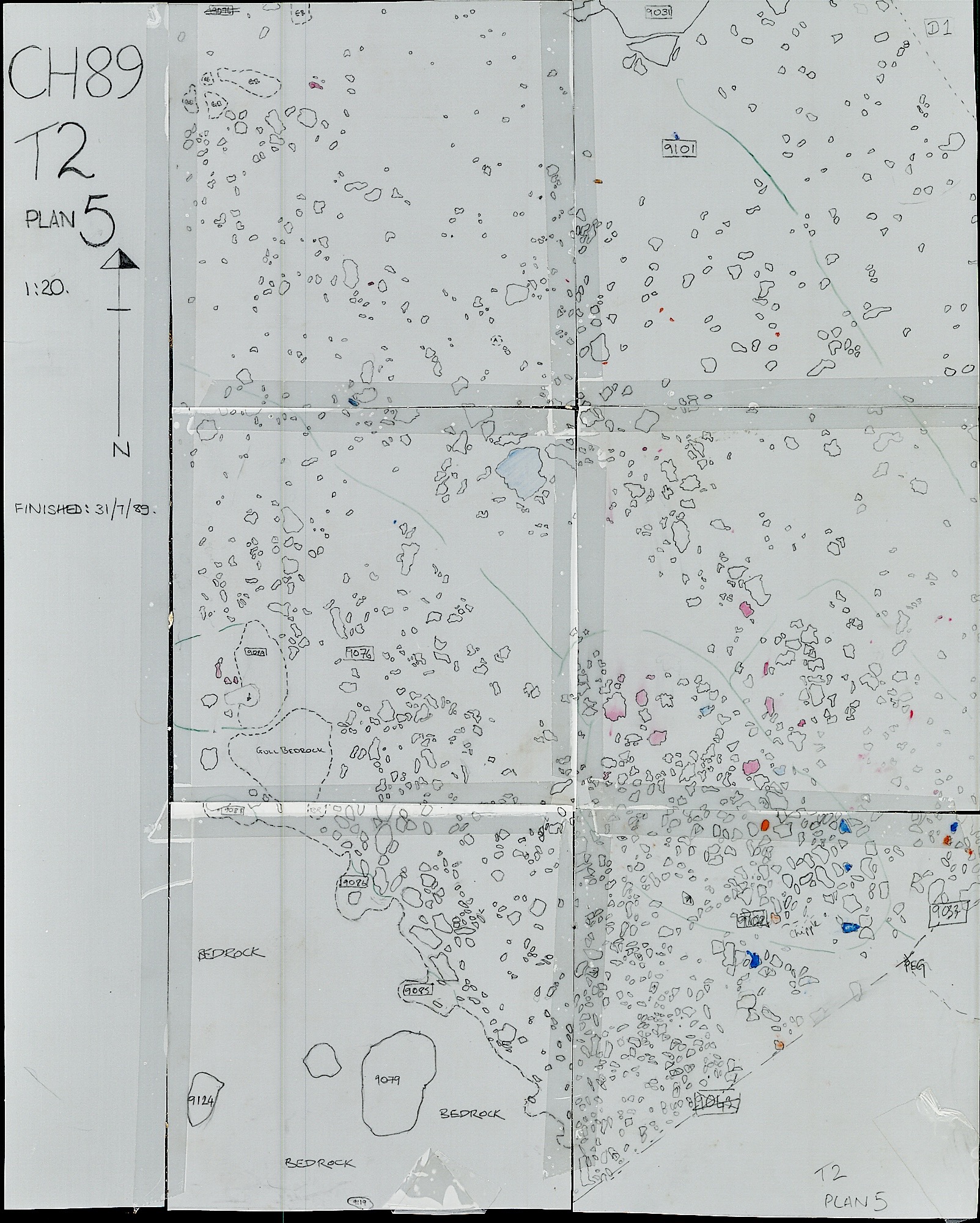 27. Plan 5 North West (hand)