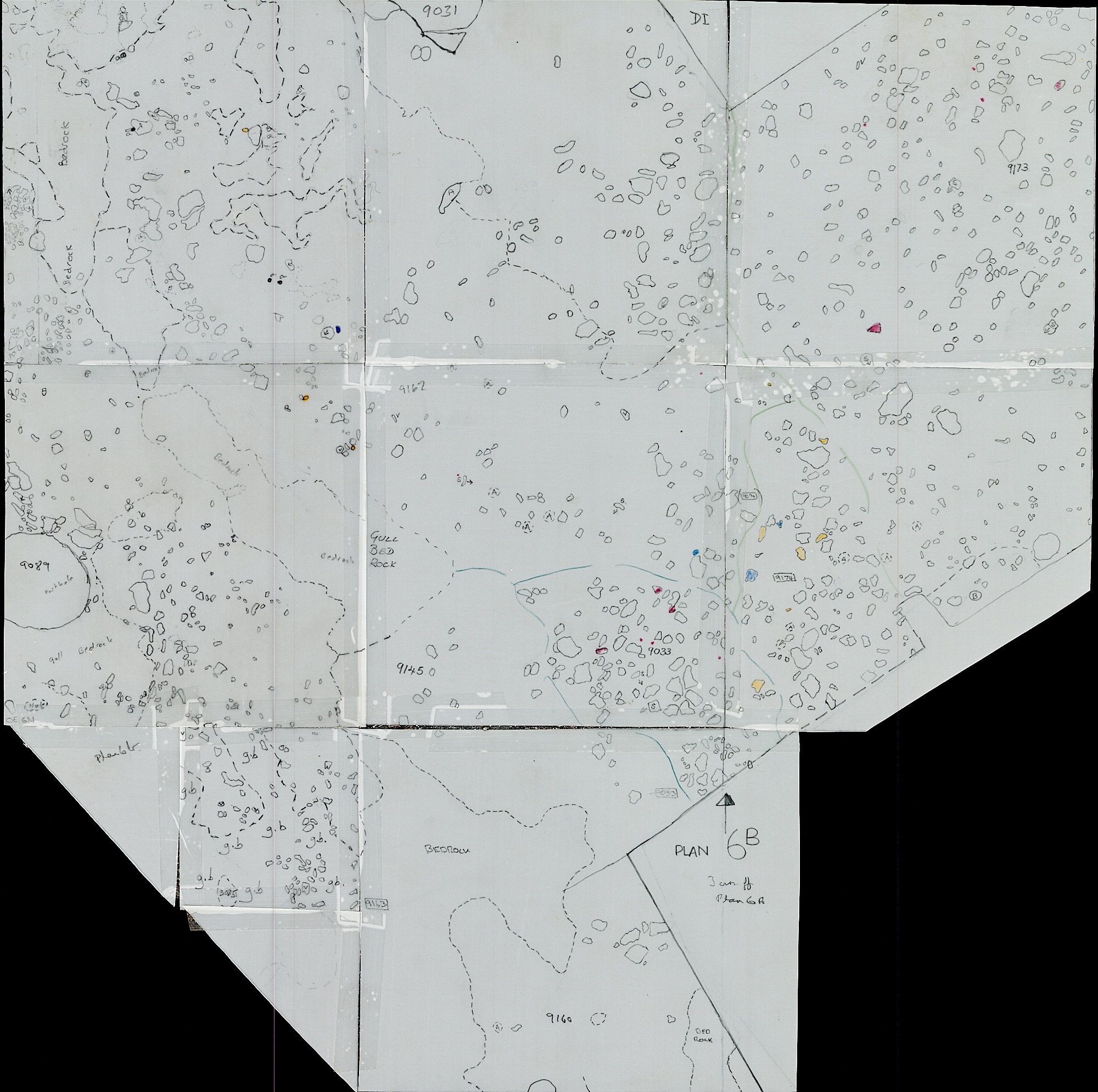 34. Plan 6b West (hand)