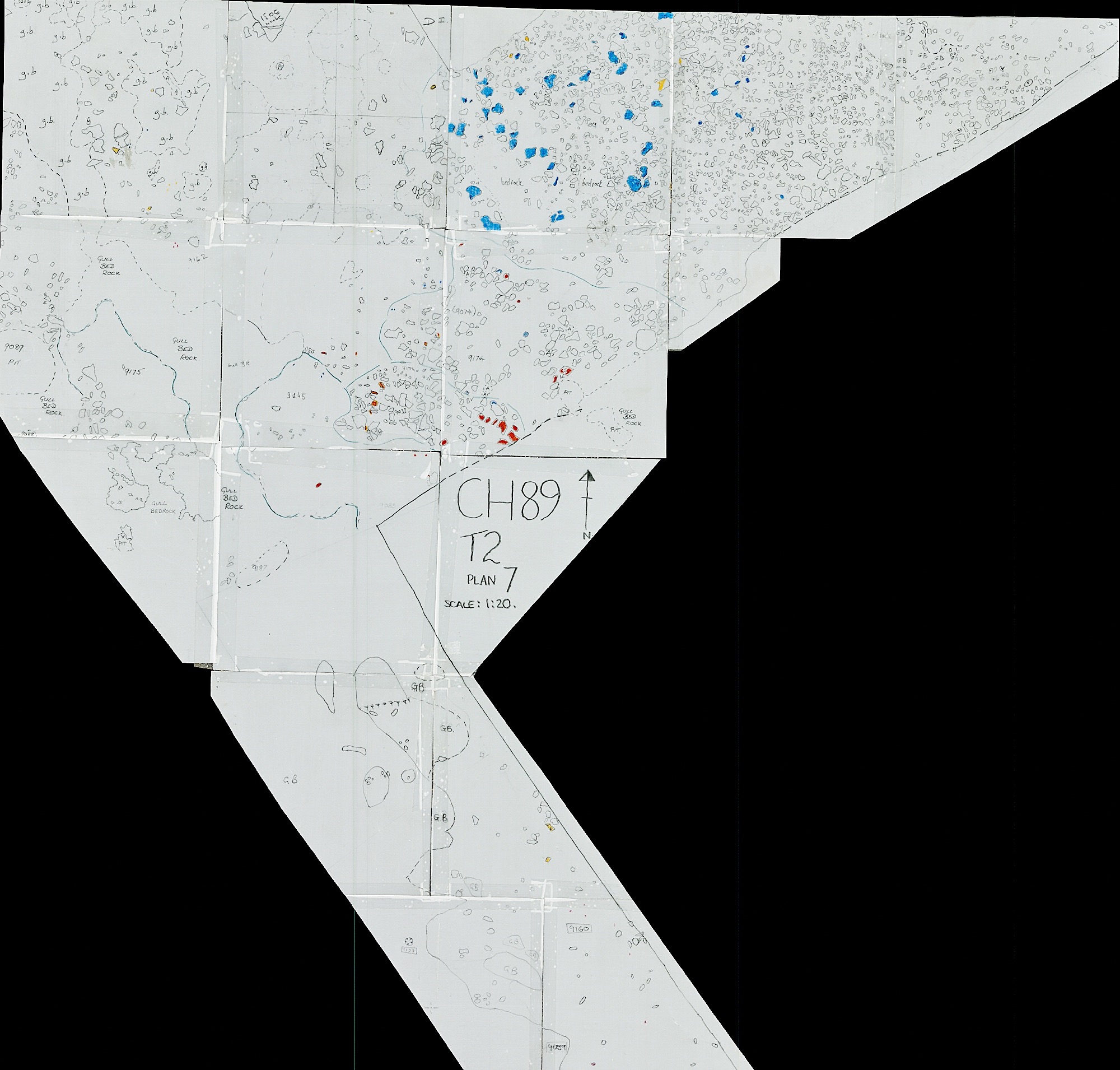 36. Plan 7 West (hand)