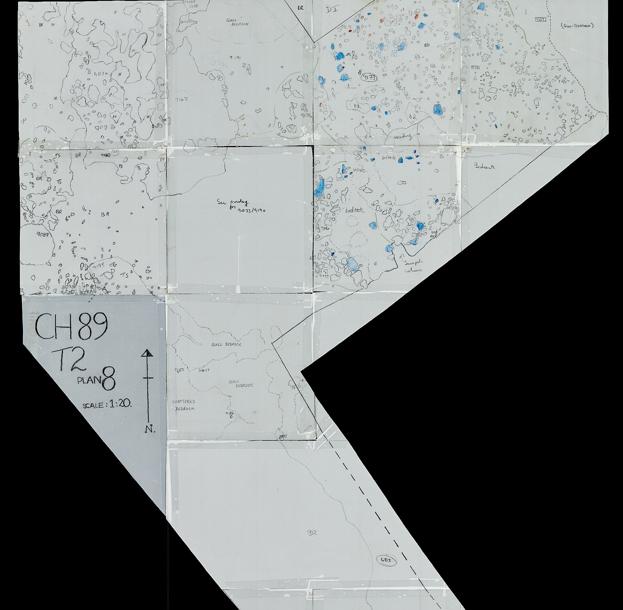 38. Plan 8 West (hand)