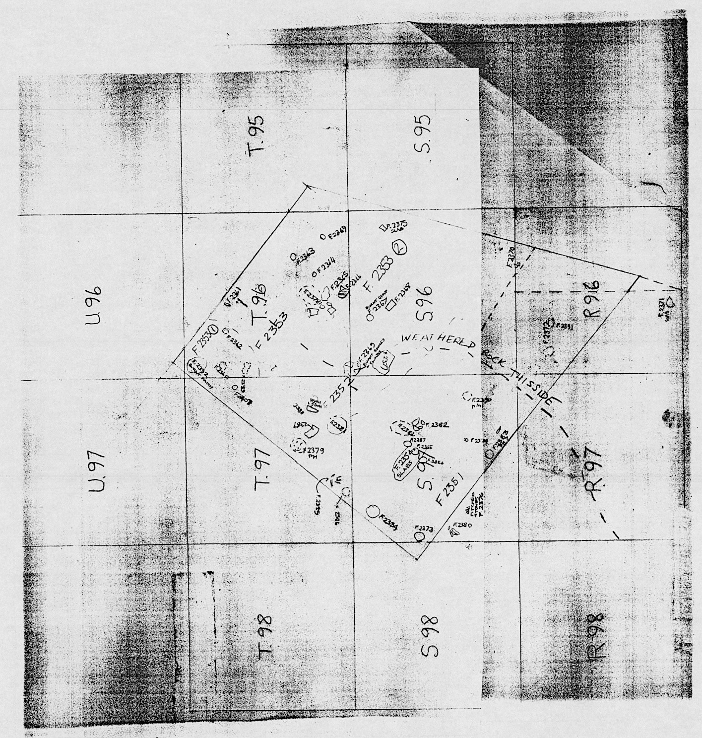 7. Cutting location diagram