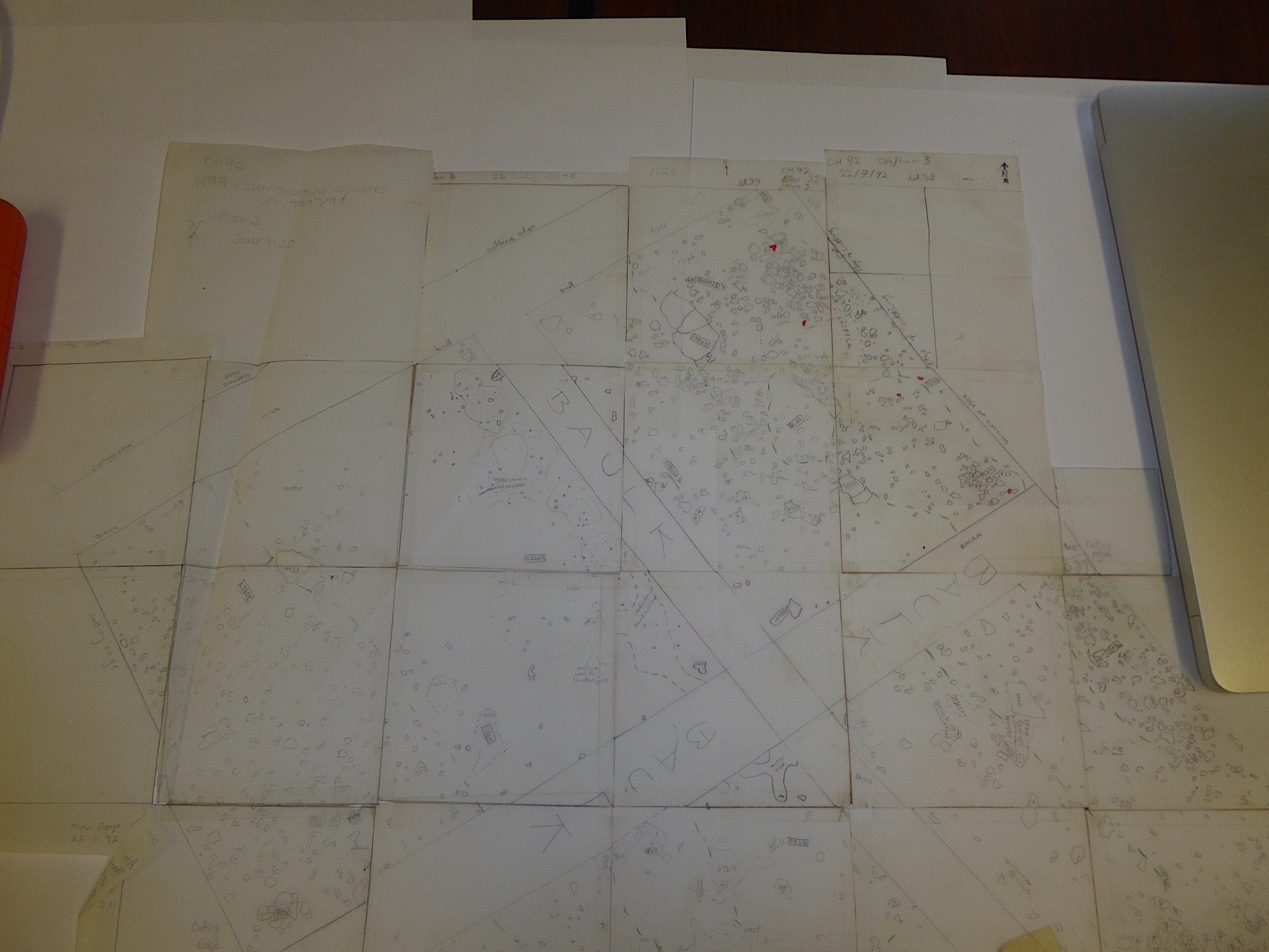 1. Plan 3 NW portion (hand)