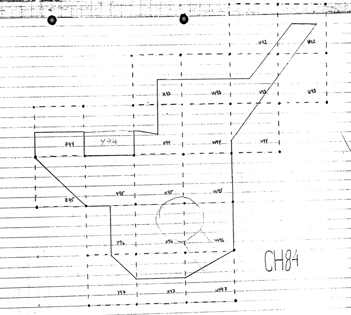 1. CH84 cutting layout