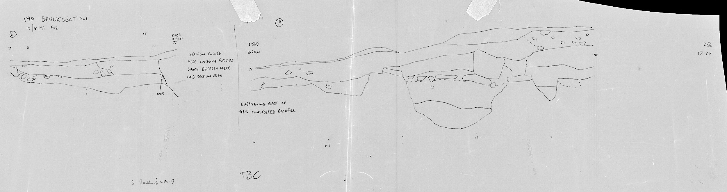 45. Baulk section