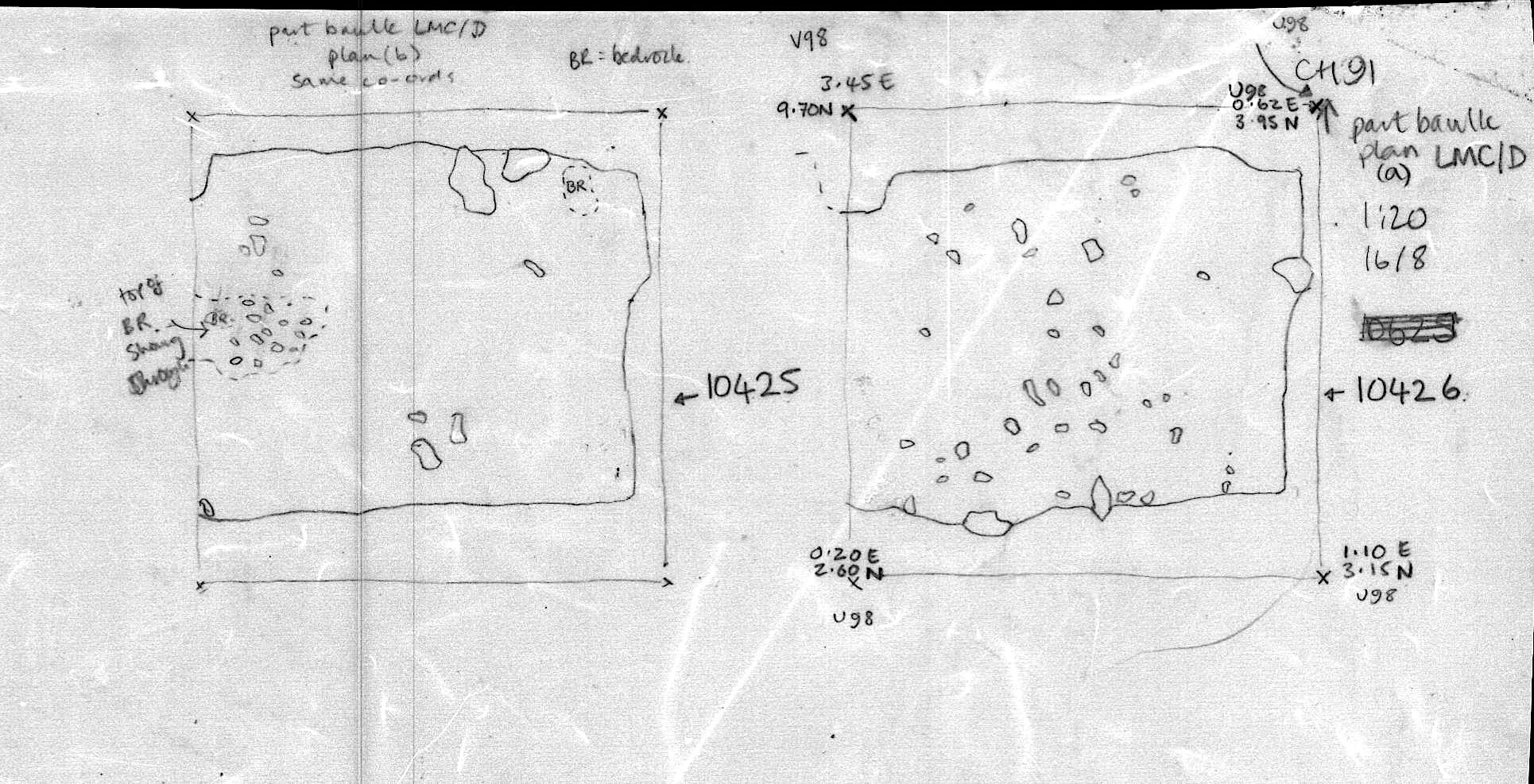 52. Two baulk plans