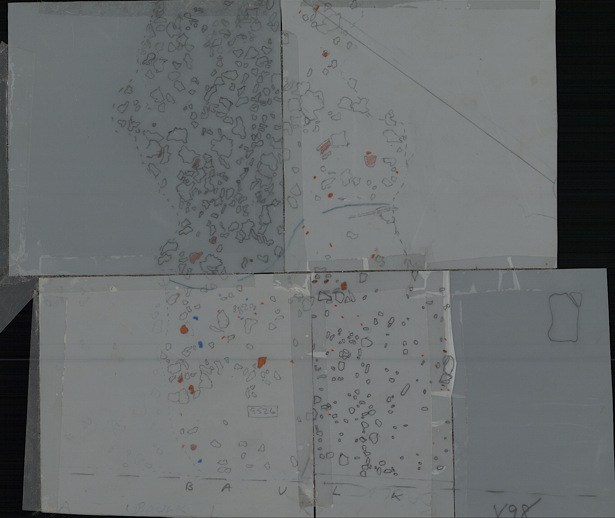 17. Plan 3b South - S part (hand)