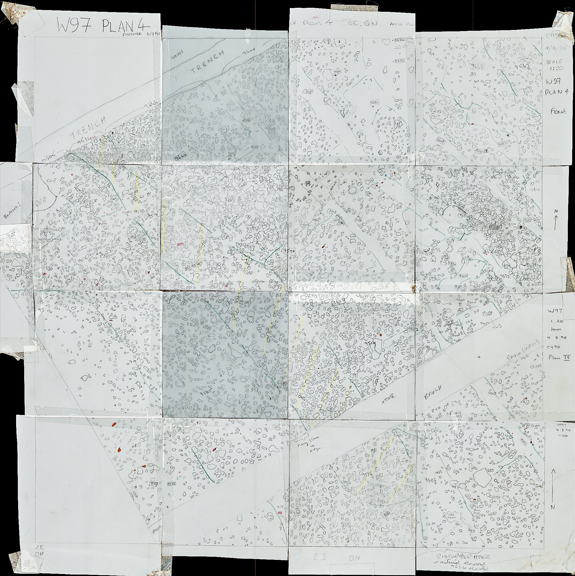 22. Plan 4 South (hand)