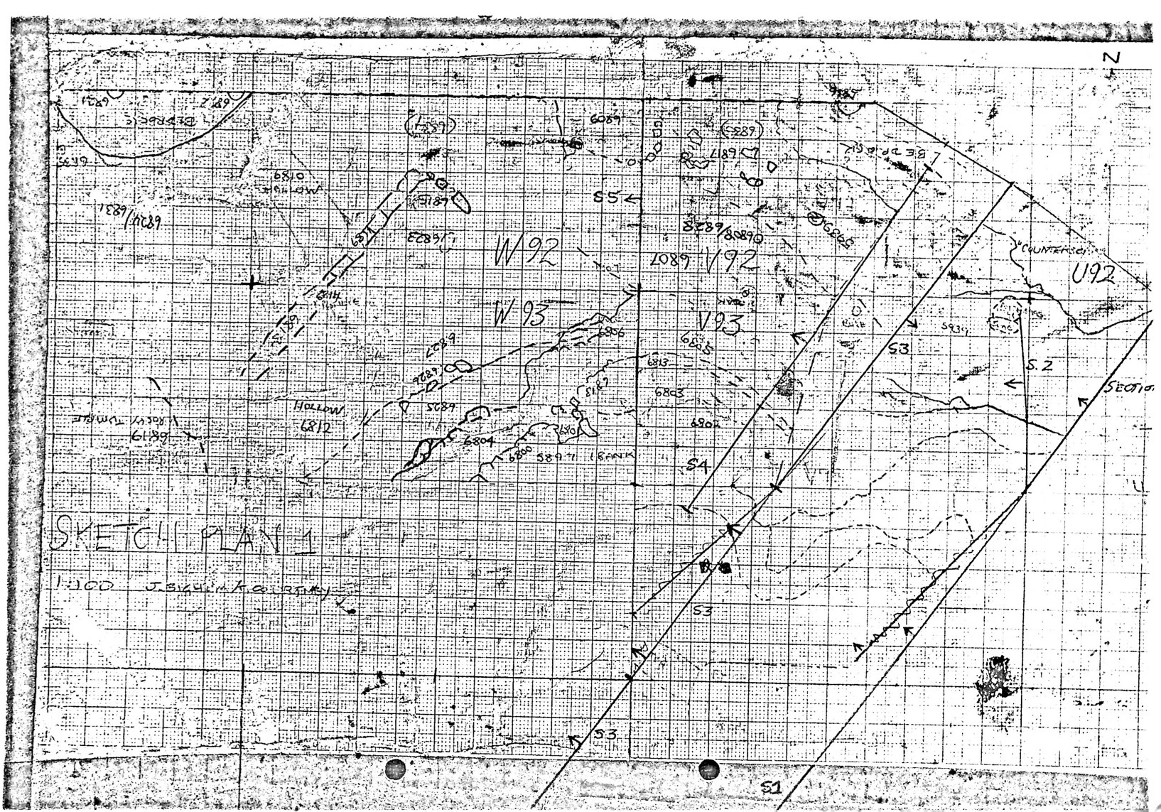 14. Sketch Plan 1 CH85 of principle features