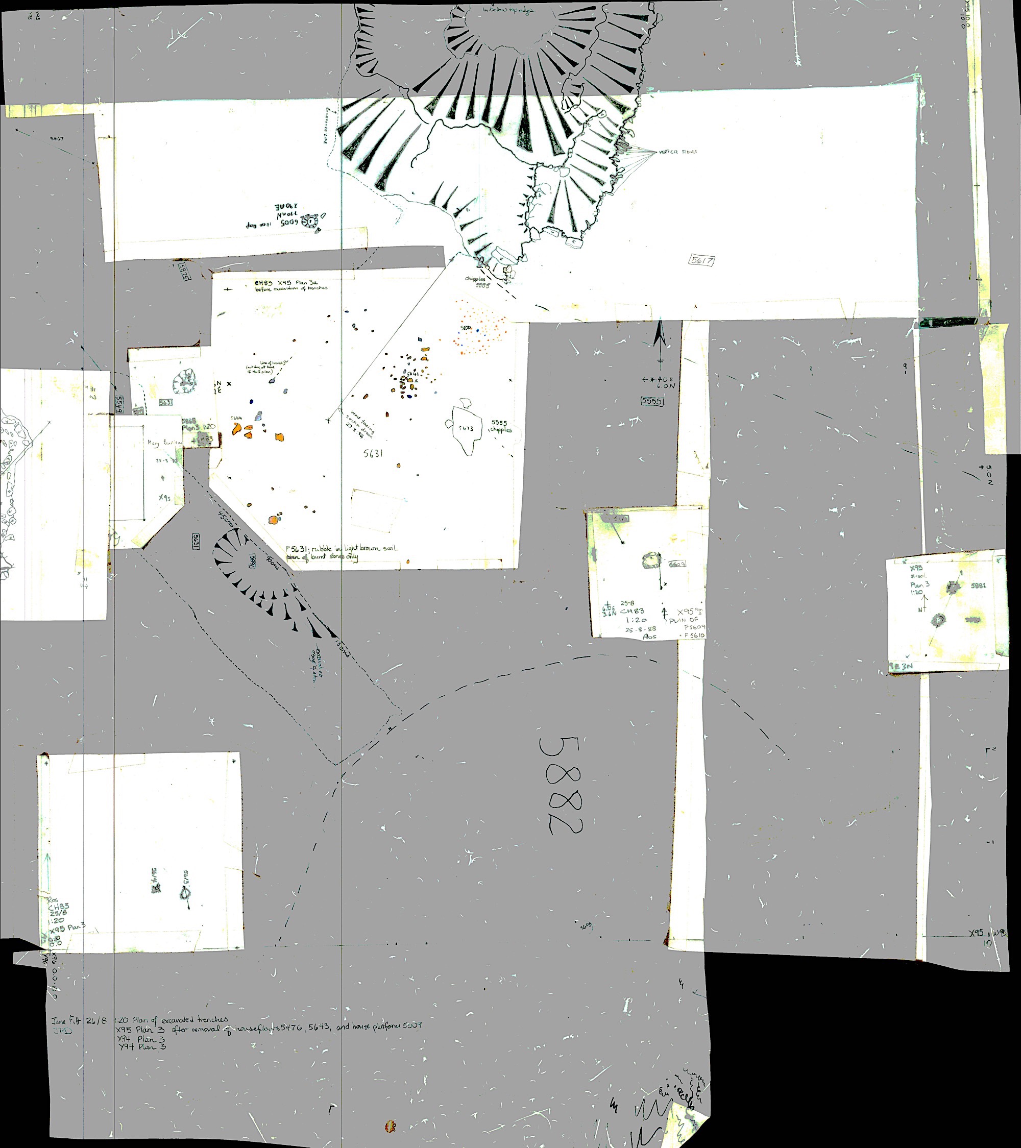 5. Plan 3 with X94 and Y94 (hand)