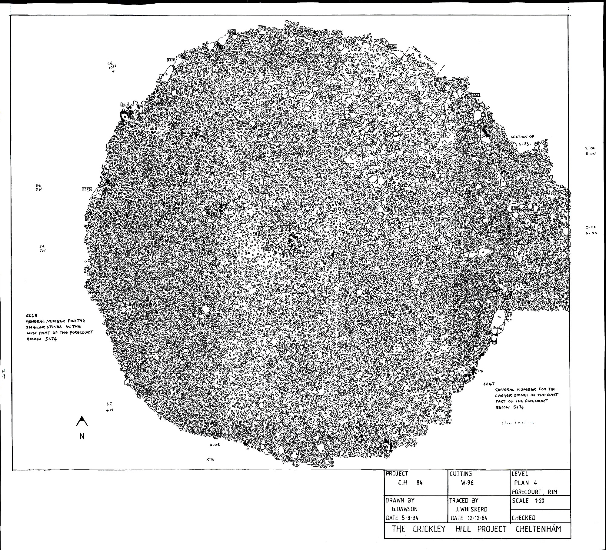 21. Plan of circle (about plan 4)