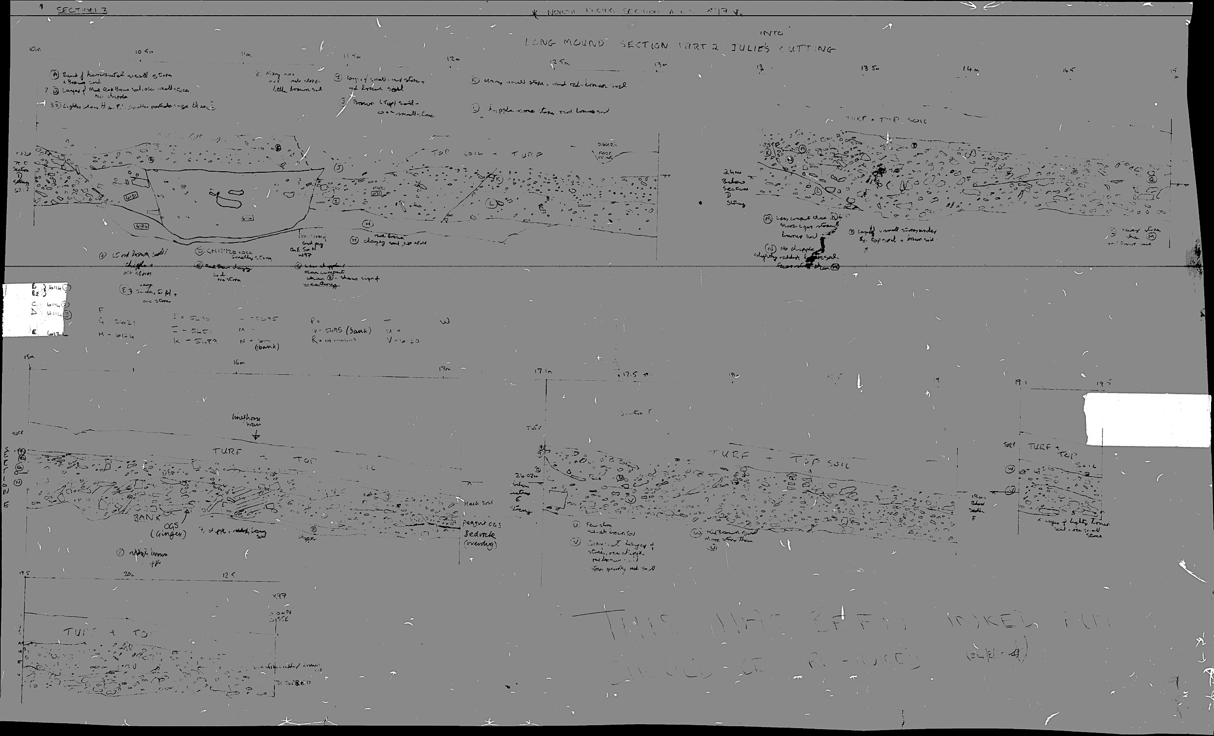 24. Long Mound section (hand)