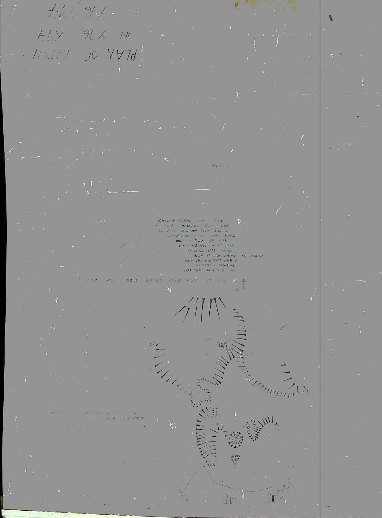 9. Ditch plan with X96, X97, Y96