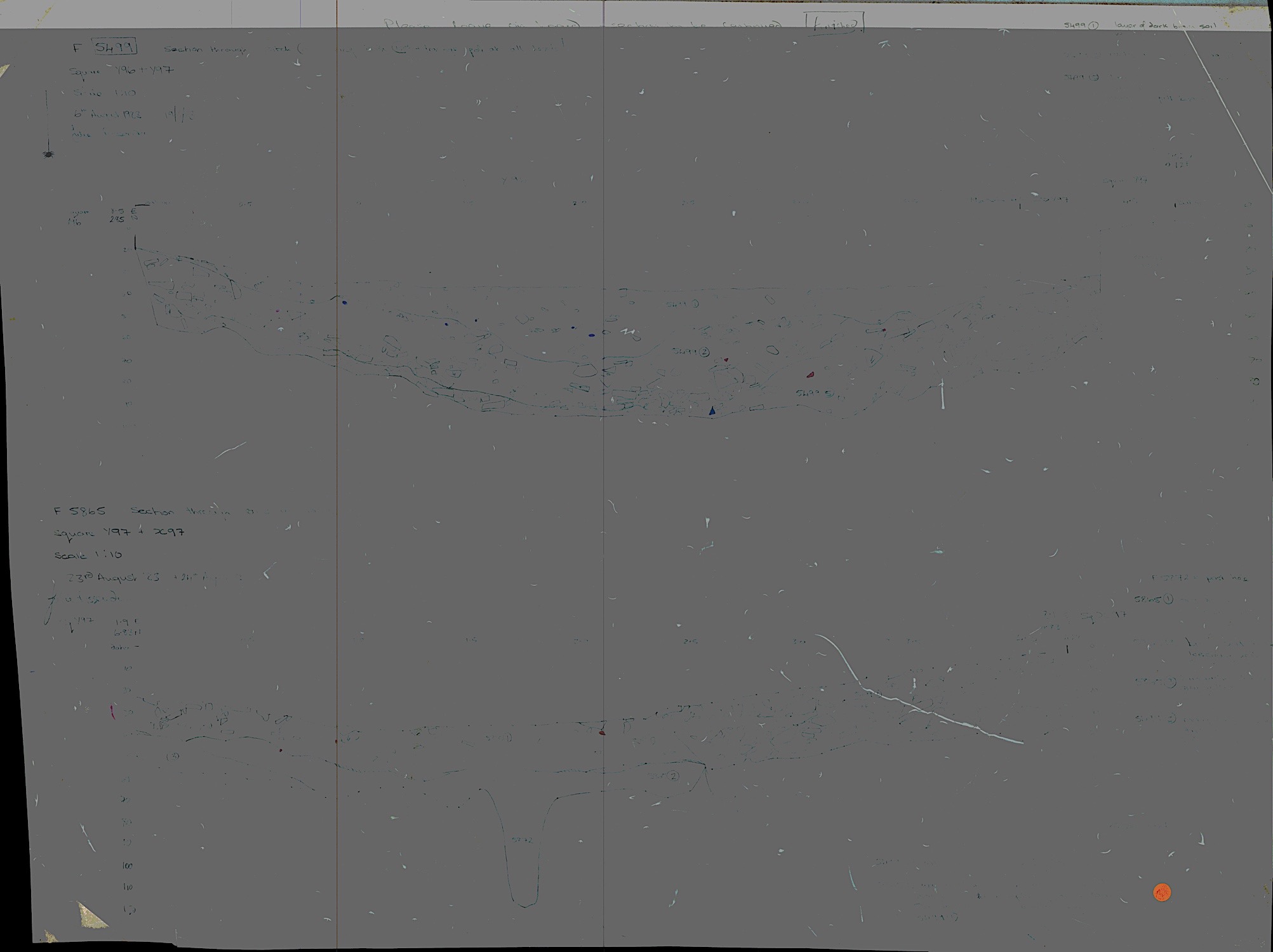 7. Ditch sections (hand)