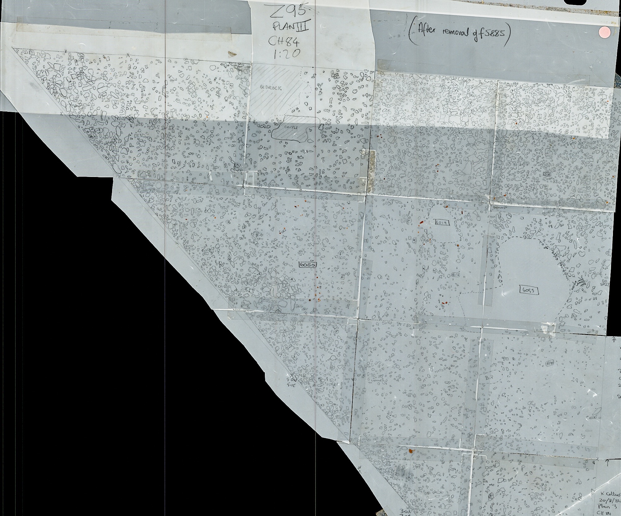 12. Plan 3 Post F05885 West (hand)